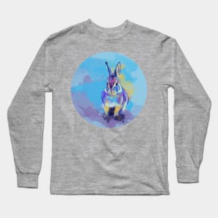 Bunny Dream - Rabbit Illustration Long Sleeve T-Shirt